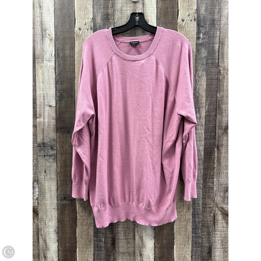 Top Long Sleeve By Torrid In Pink, Size: 3x