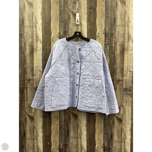 Jacket Puffer & Quilted By J. Crew In Purple, Size: Xxl
