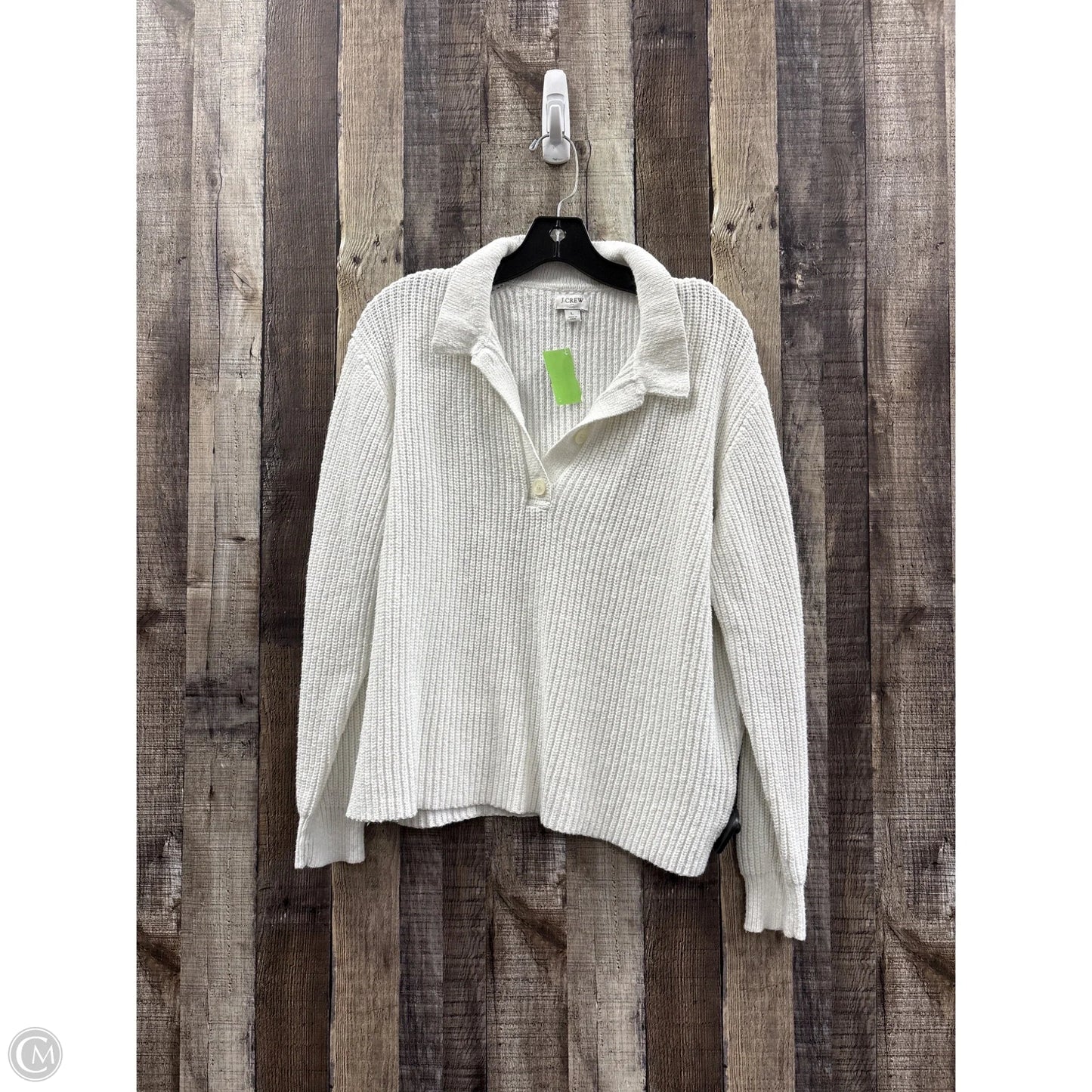 Sweater By J. Crew In White, Size: L