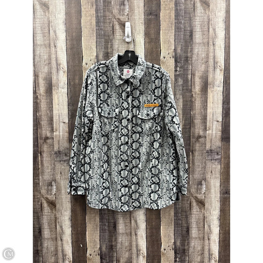 Jacket Fleece By Simply Southern In Multi-colored, Size: L