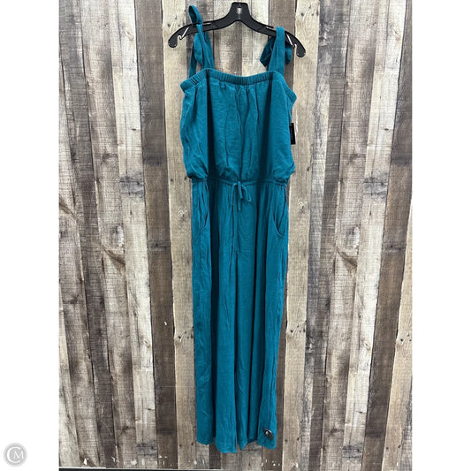 Jumpsuit By Tacera In Teal, Size: Xl