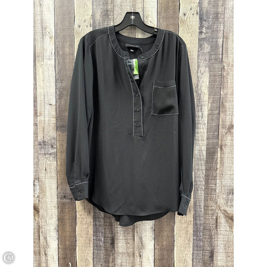 Top Long Sleeve By Lane Bryant In Black, Size: Xl