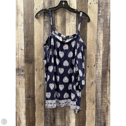 Top Short Sleeve By Torrid In Blue, Size: 1x