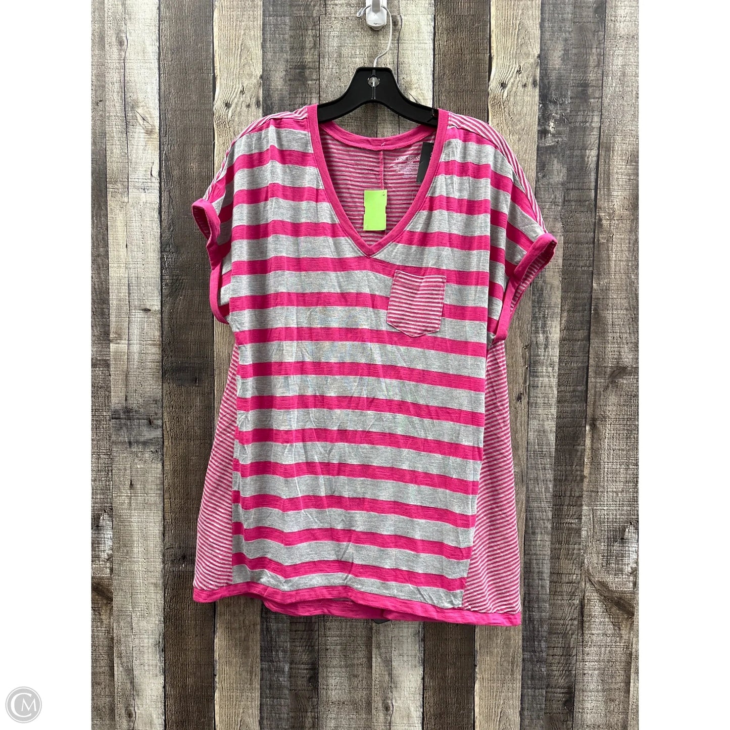 Top Short Sleeve Basic By Lane Bryant In Pink, Size: Xl
