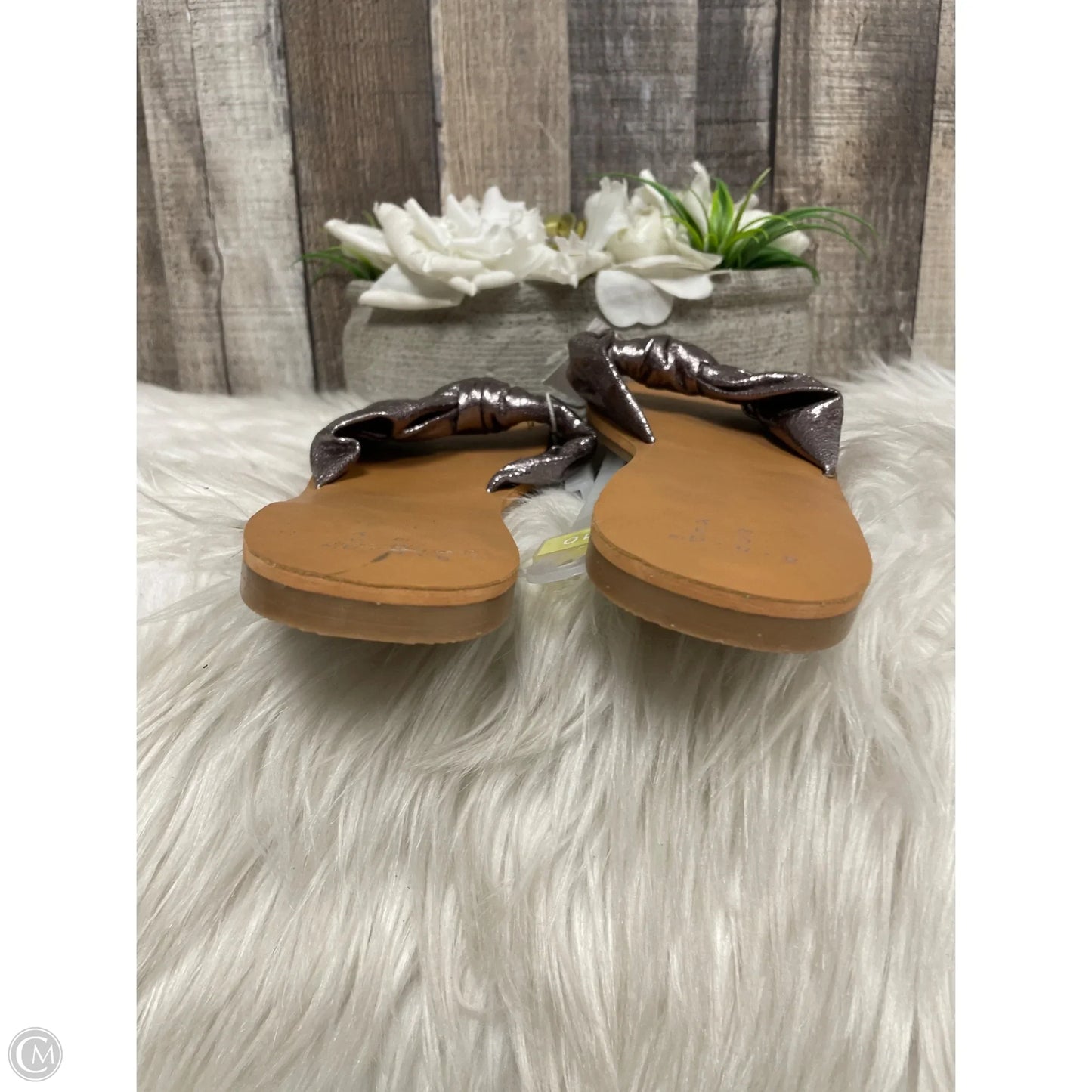 Sandals Flats By A New Day In Bronze, Size: 10