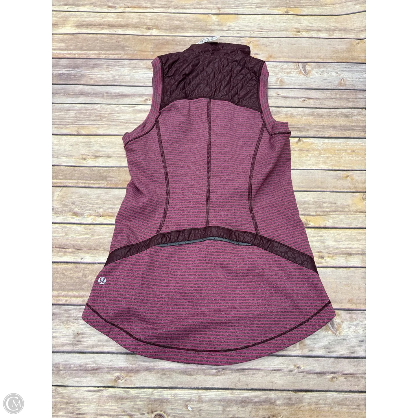 Vest Other By Lululemon In Maroon, Size: 6