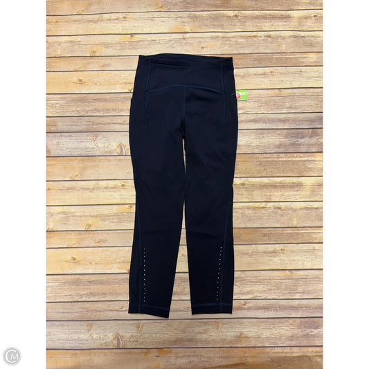 Athletic Leggings By Lululemon In Navy, Size: 4