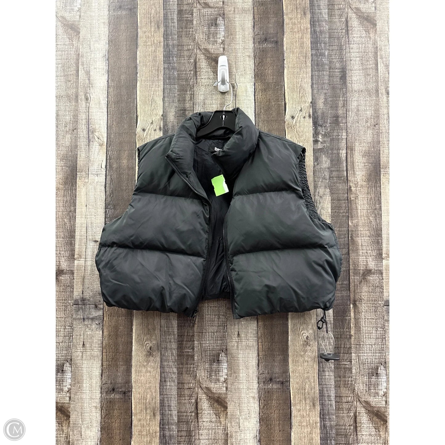 Vest Puffer & Quilted By Dkny In Black, Size: S