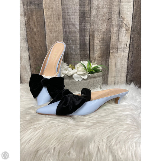 Shoes Heels Kitten By Zara In Blue, Size: 8
