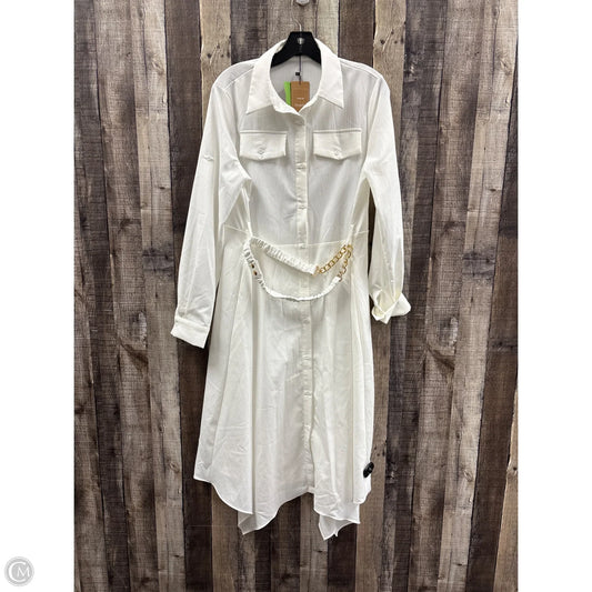 Dress Casual Maxi By Shein In White, Size: L