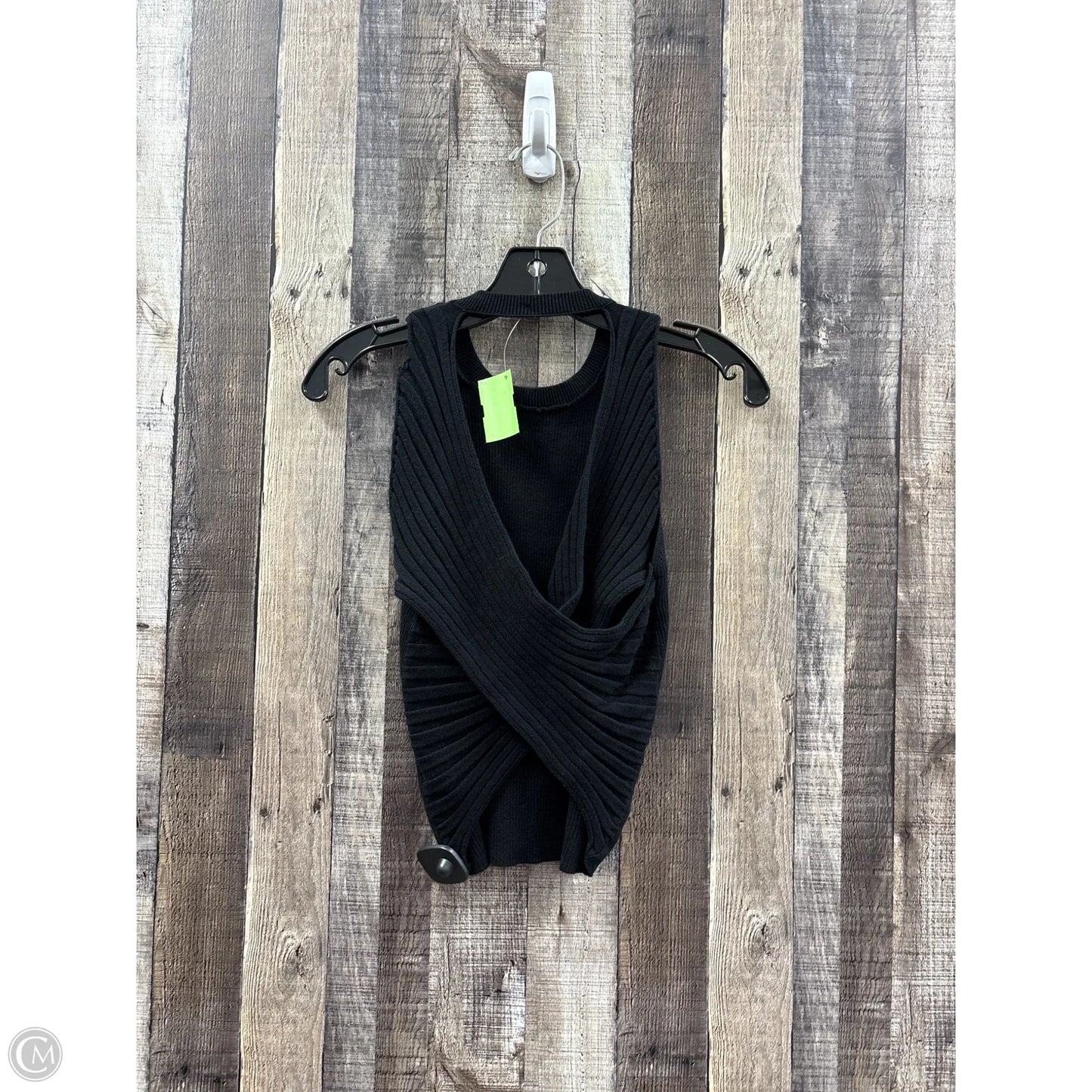 Top Sleeveless By Shein In Black, Size: L