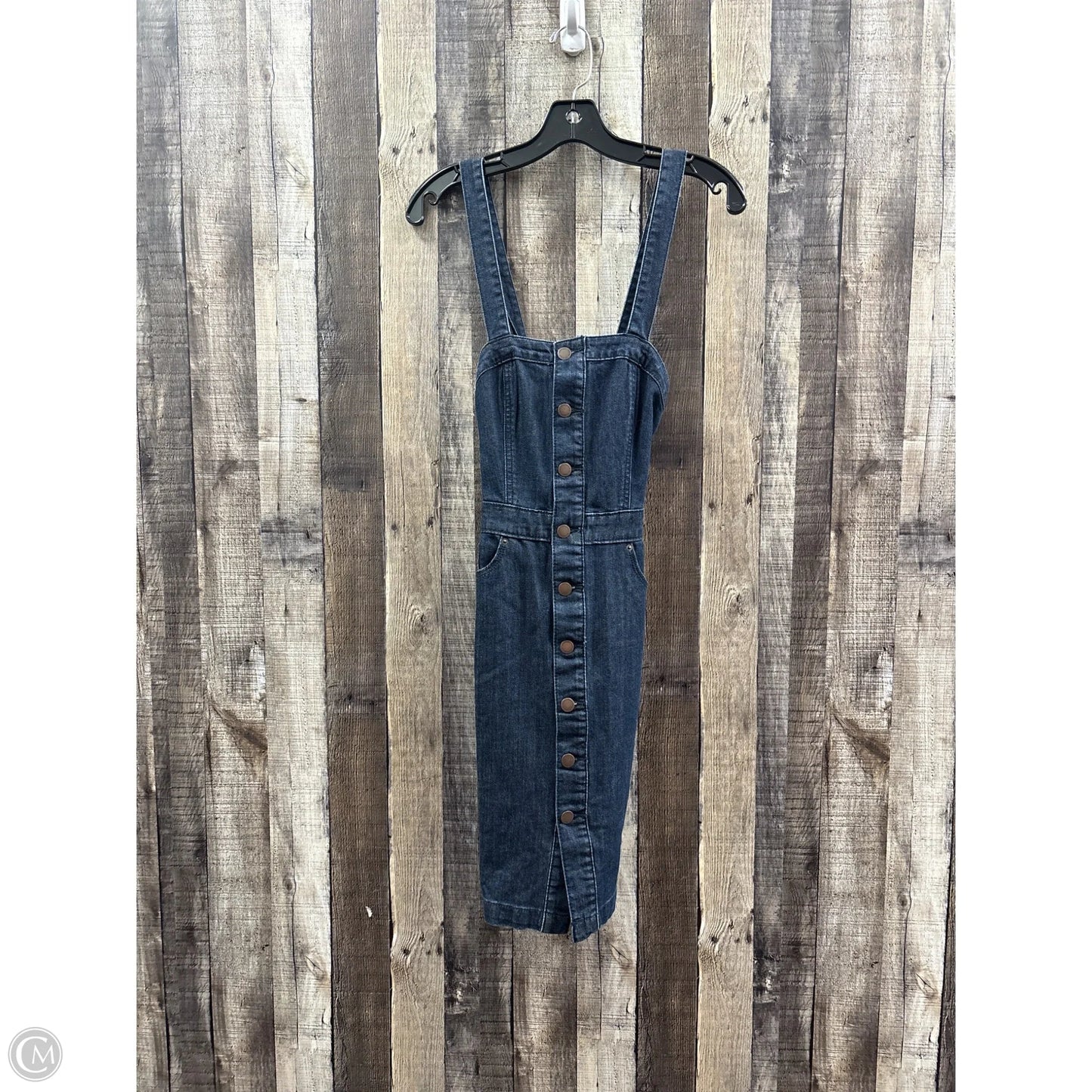 Dress Casual Short By Universal Thread In Blue Denim, Size: Xs