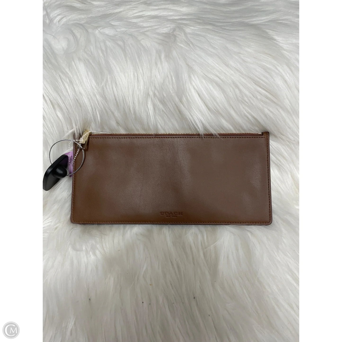 Clutch Designer By Coach, Size: Large