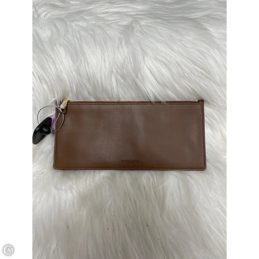 Clutch Designer By Coach, Size: Large