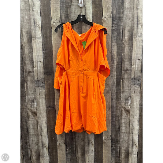 Dress Casual Short By Cmf In Orange, Size: Xxl