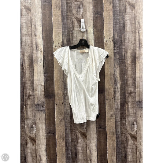 Top Short Sleeve By Maeve In White, Size: Xs