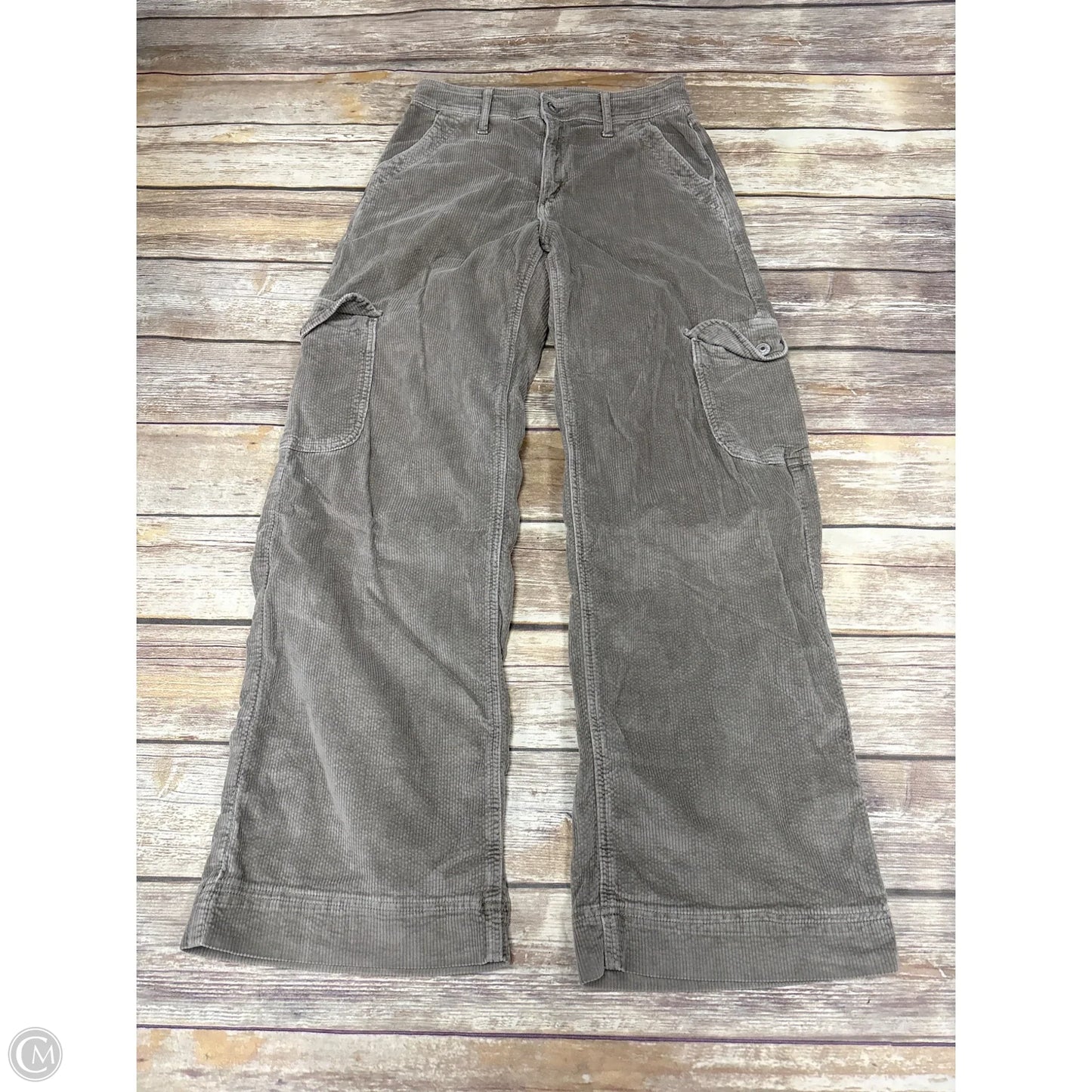 Pants Corduroy By American Eagle In Green, Size: 2