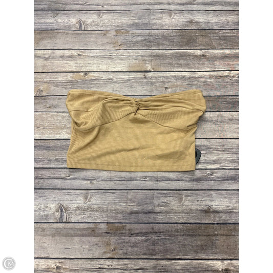 Top Sleeveless By Shein In Tan, Size: M