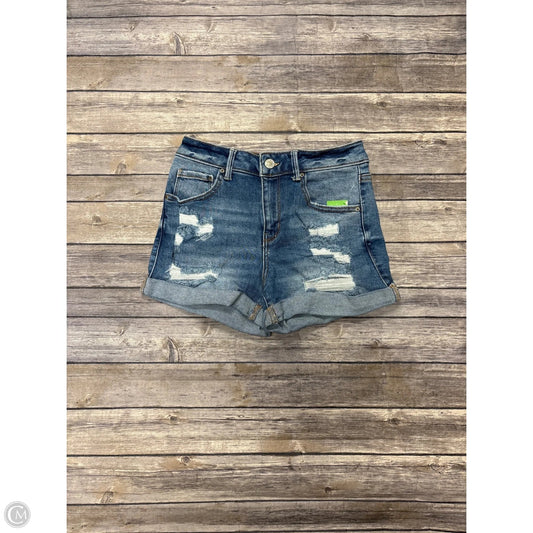 Shorts By Wax Jean In Blue Denim, Size: S