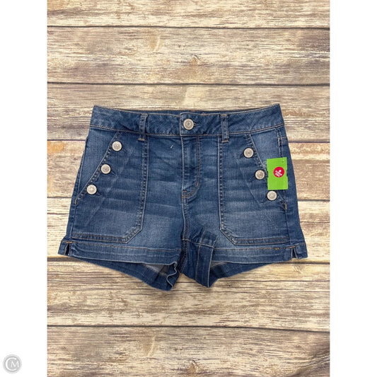 Shorts By So In Blue Denim, Size: 6