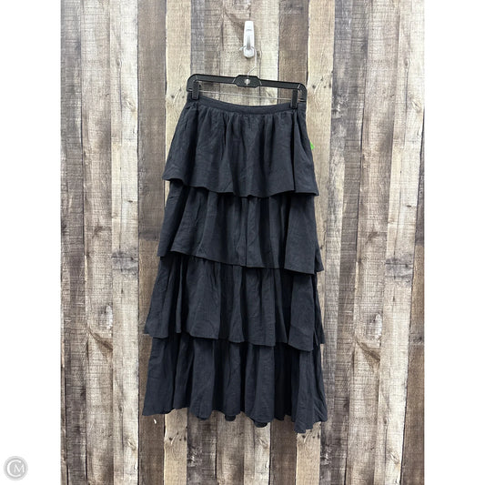 Skirt Maxi By Abercrombie And Fitch In Black, Size: S