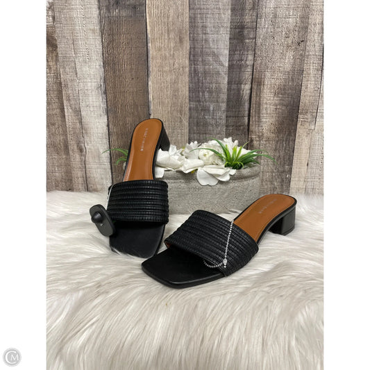 Sandals Heels Block By Marc Fisher In Black, Size: 9