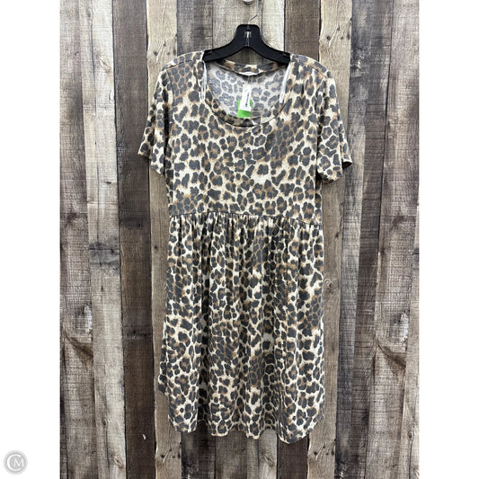 Dress Casual Short By Jodifl In Animal Print, Size: L