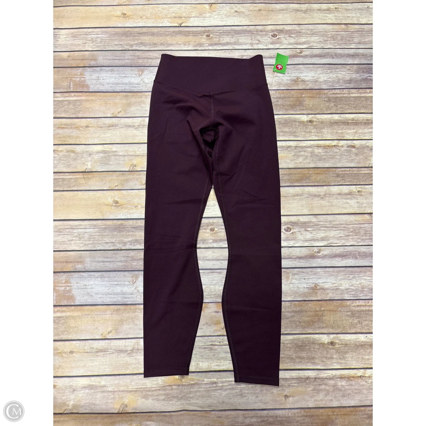 Athletic Leggings By Fabletics In Maroon, Size: S