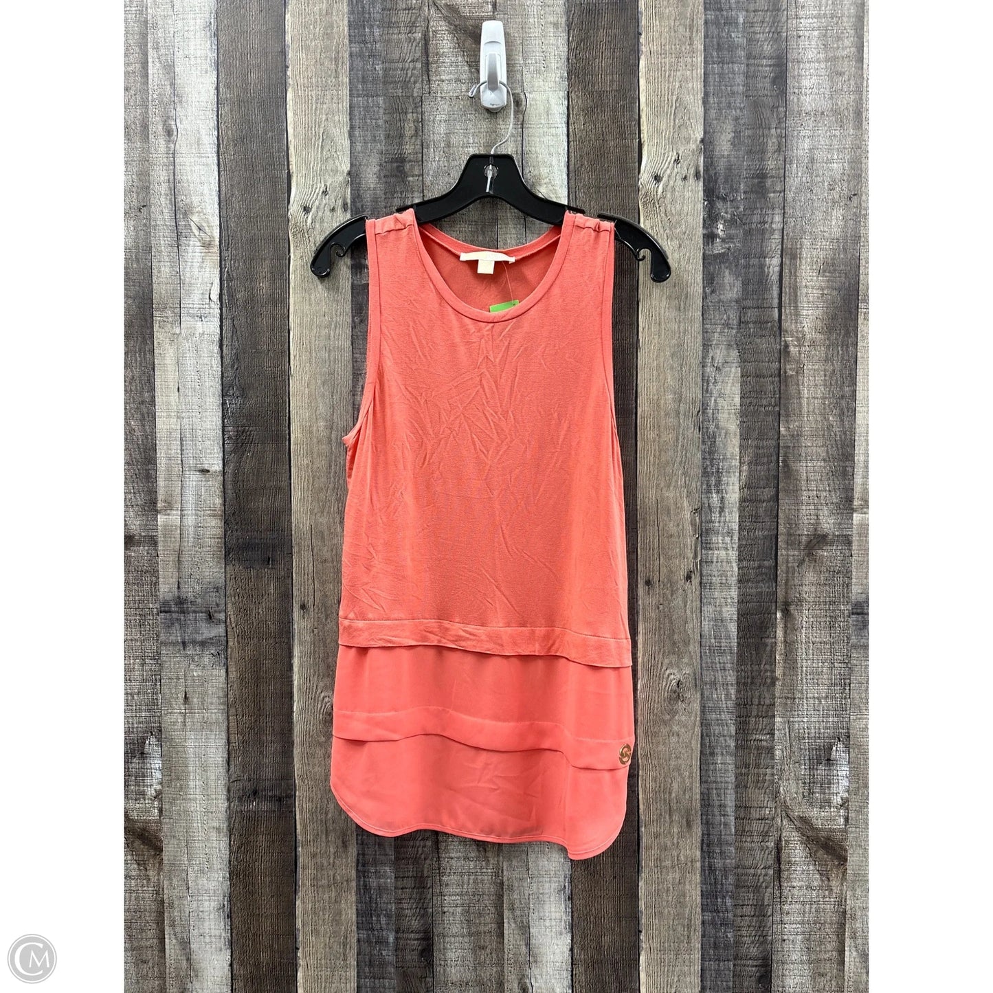 Top Sleeveless By Michael Kors In Orange, Size: M