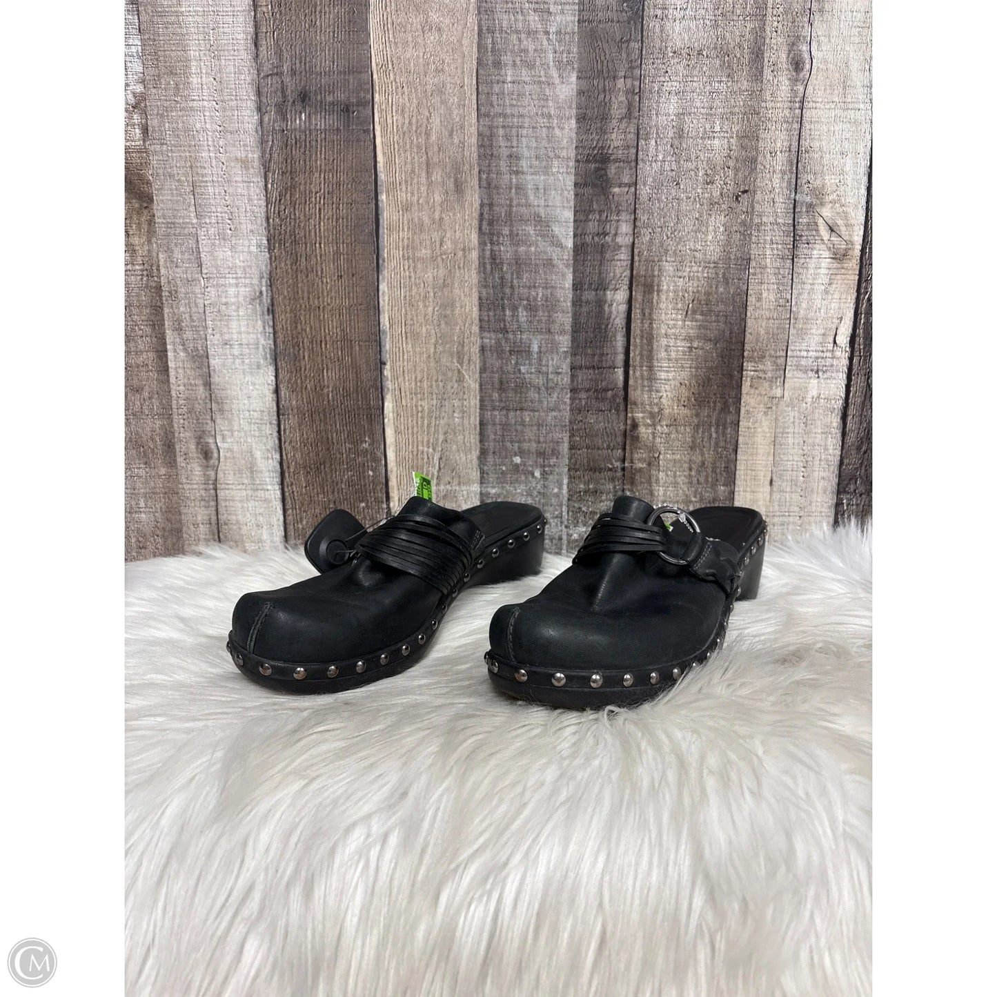 Shoes Heels Block By Ecco In Black, Size: 9