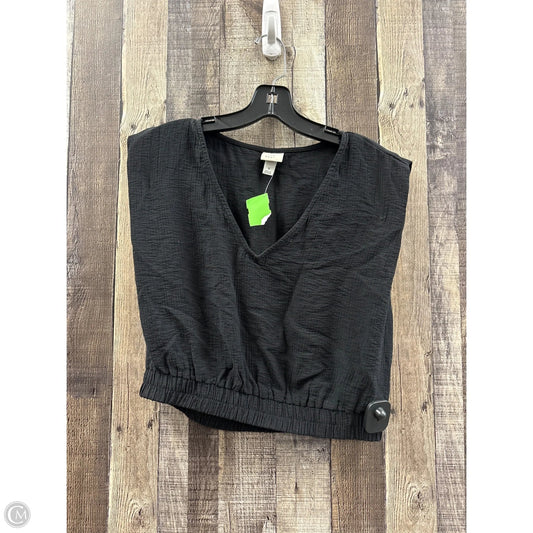 Top Short Sleeve By A New Day In Black, Size: M