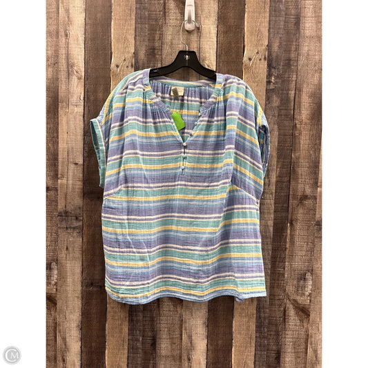 Top Short Sleeve By St Johns Bay In Multi-colored, Size: 2x