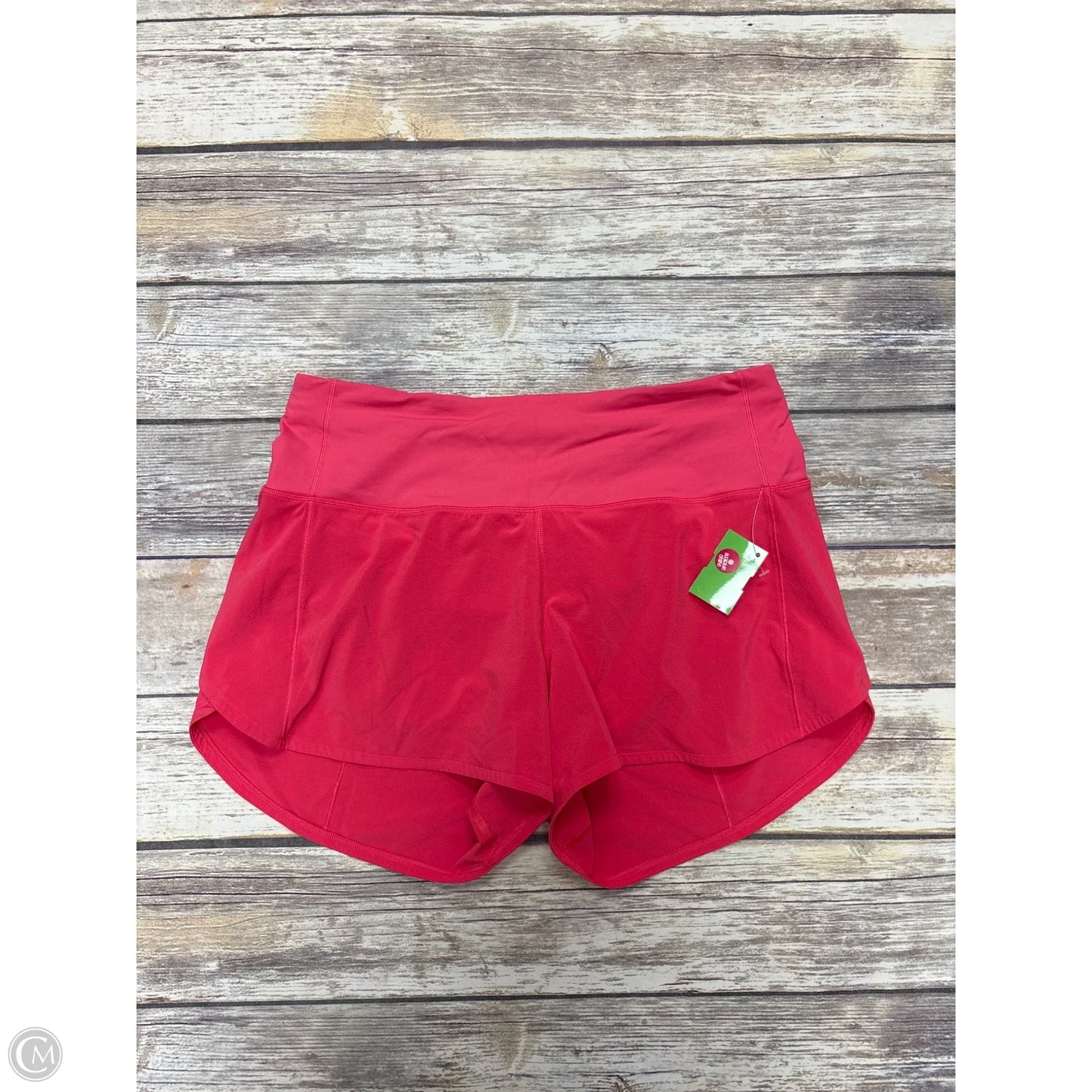 Athletic Shorts By Lululemon In Pink, Size: 8