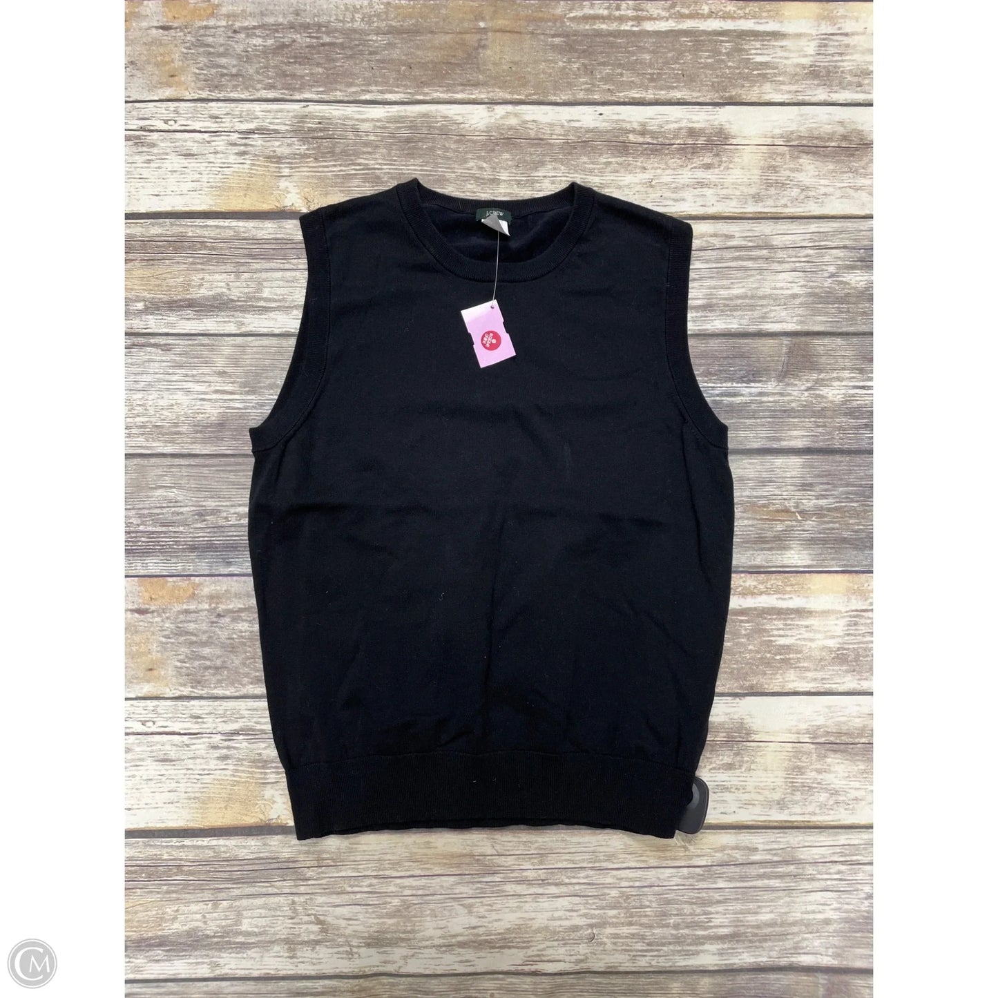 Top Sleeveless By J. Crew In Black, Size: L