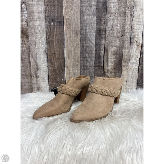 Shoes Heels Block By Universal Thread In Tan, Size: 11