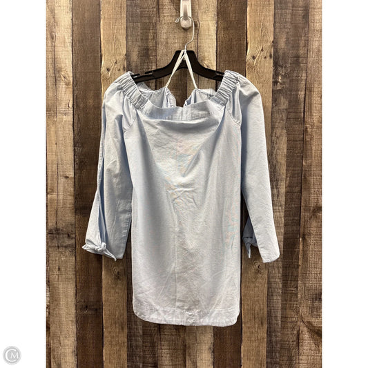 Tunic Short Sleeve By Free People In Blue, Size: S