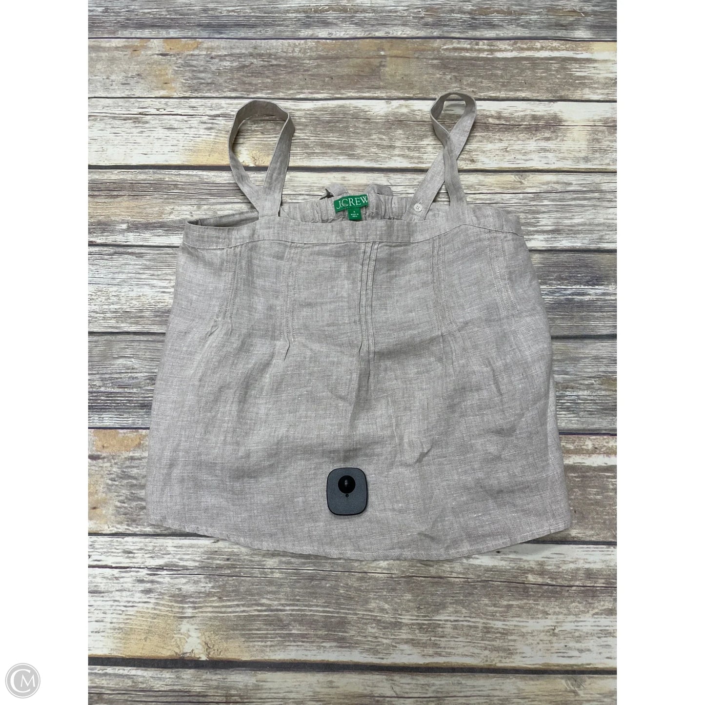 Top Sleeveless By J. Crew In Tan, Size: S