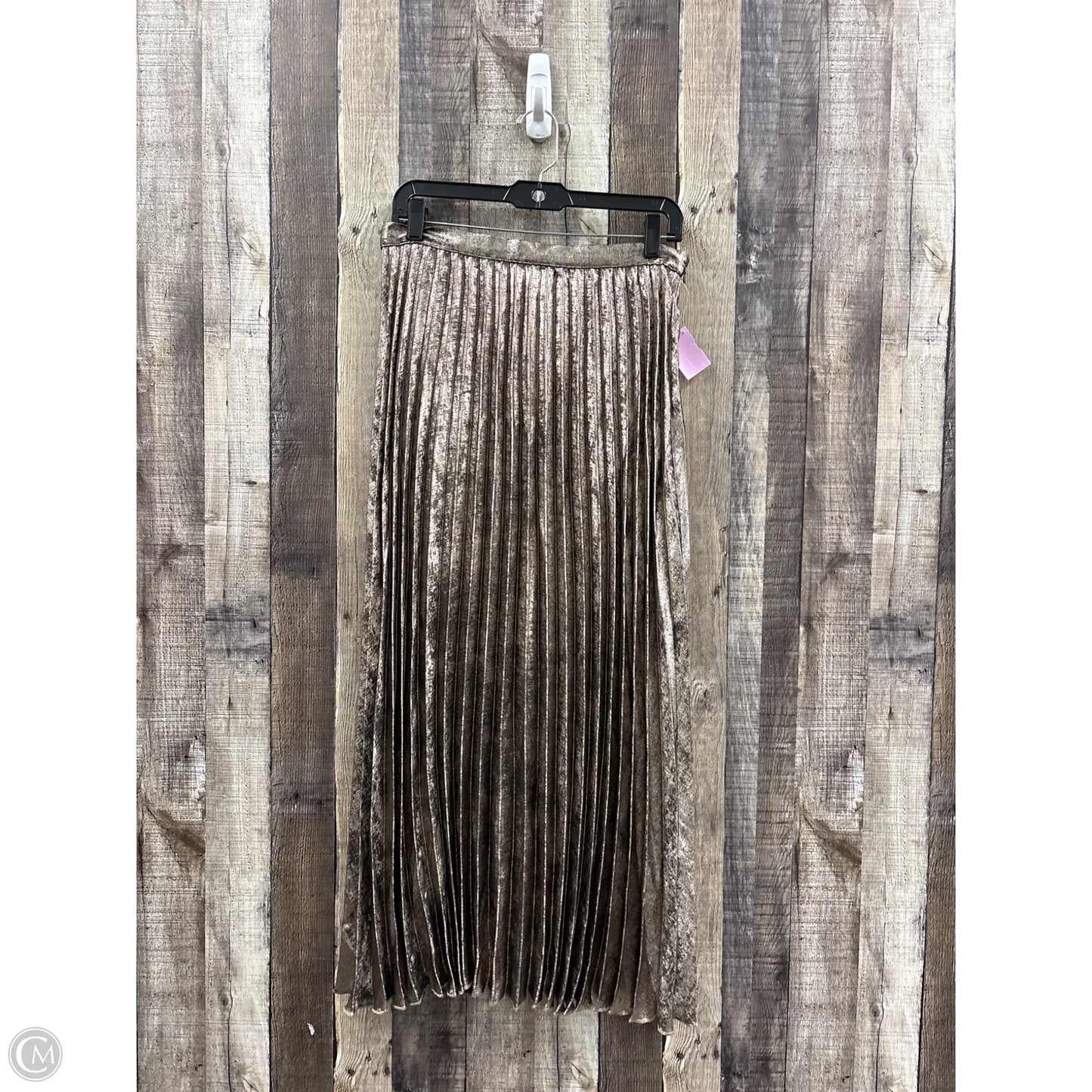 Skirt Maxi By Marled In Gold, Size: M