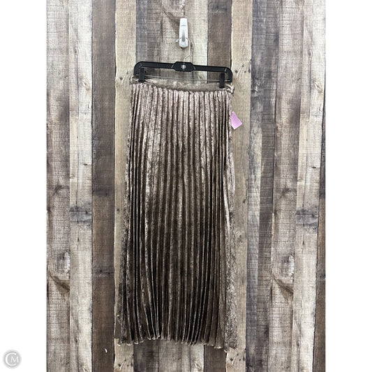 Skirt Maxi By Marled In Gold, Size: M