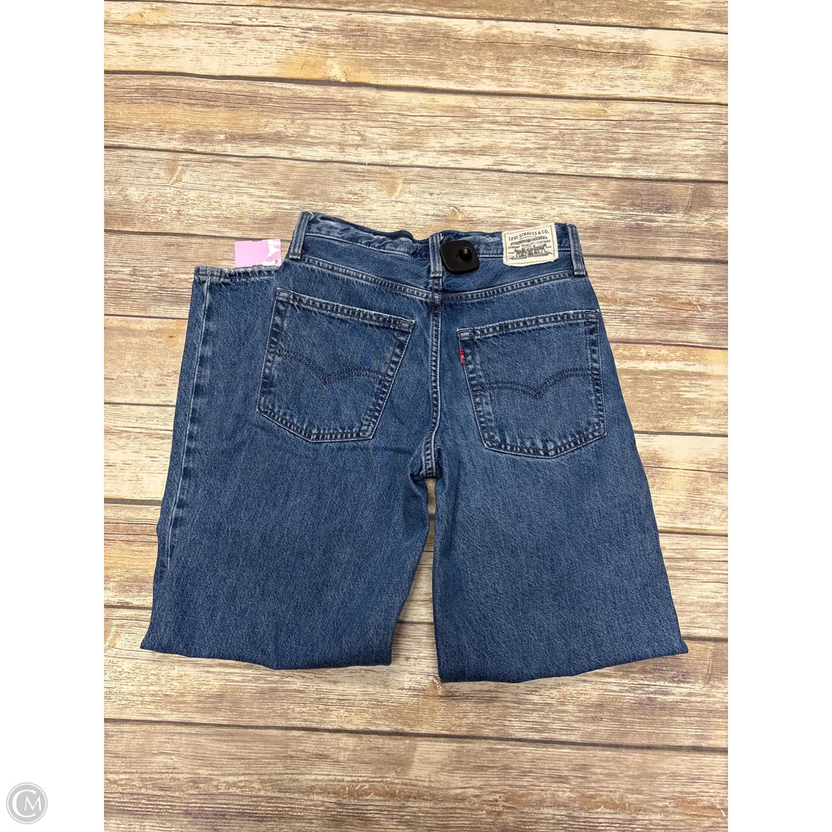 Jeans Straight By Levis In Blue Denim, Size: 0