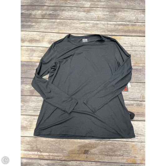 Athletic Top Long Sleeve Crewneck By 32 Degrees In Grey, Size: Xxl