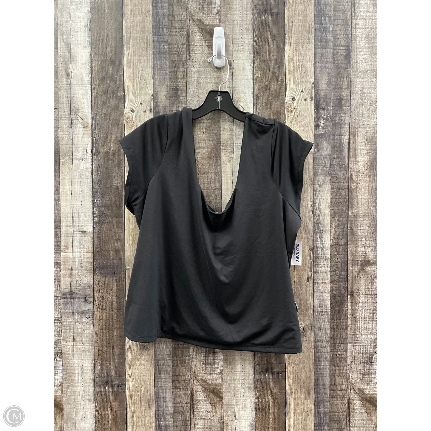 Top Short Sleeve By Old Navy In Black, Size: 3x