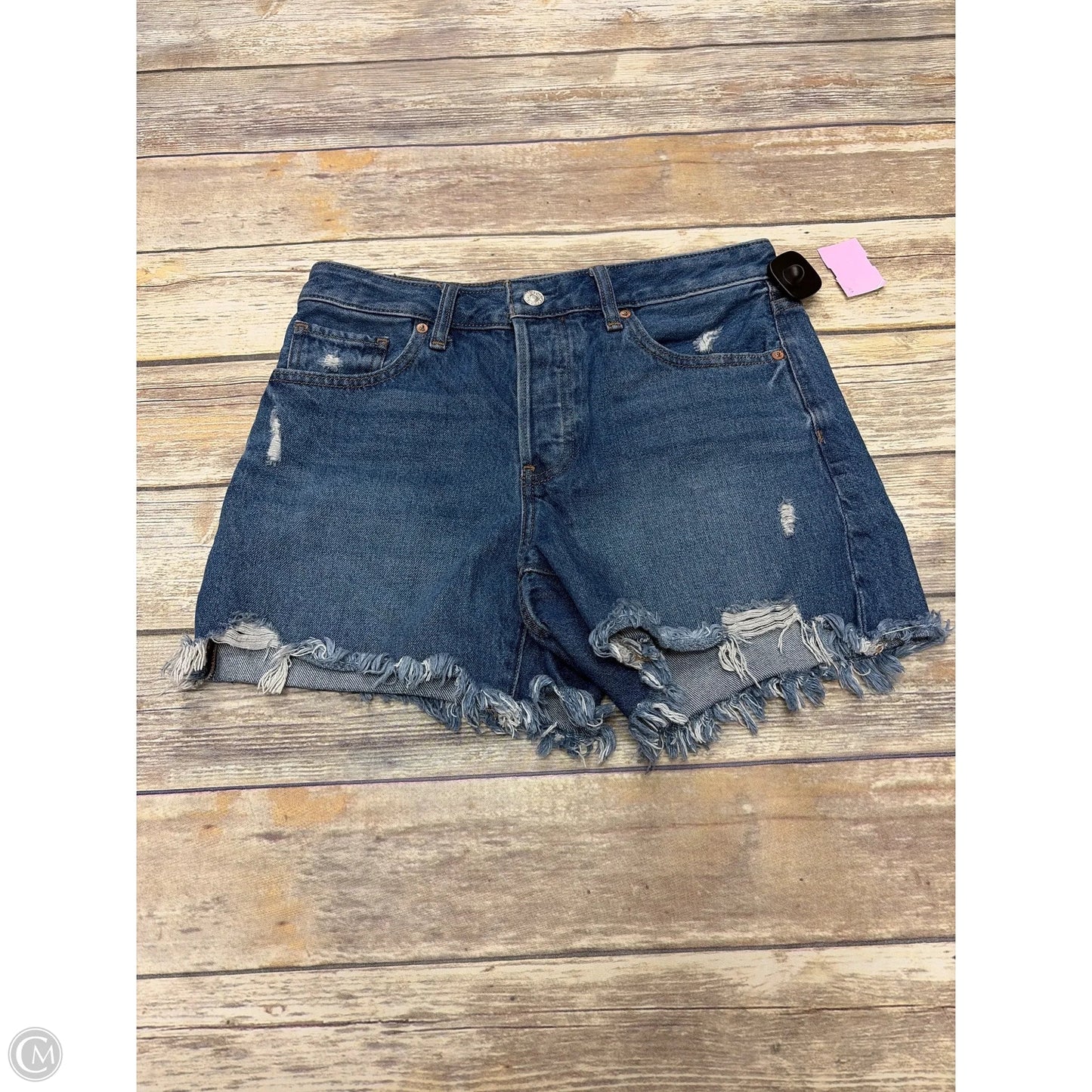 Shorts By Express In Blue Denim, Size: 4