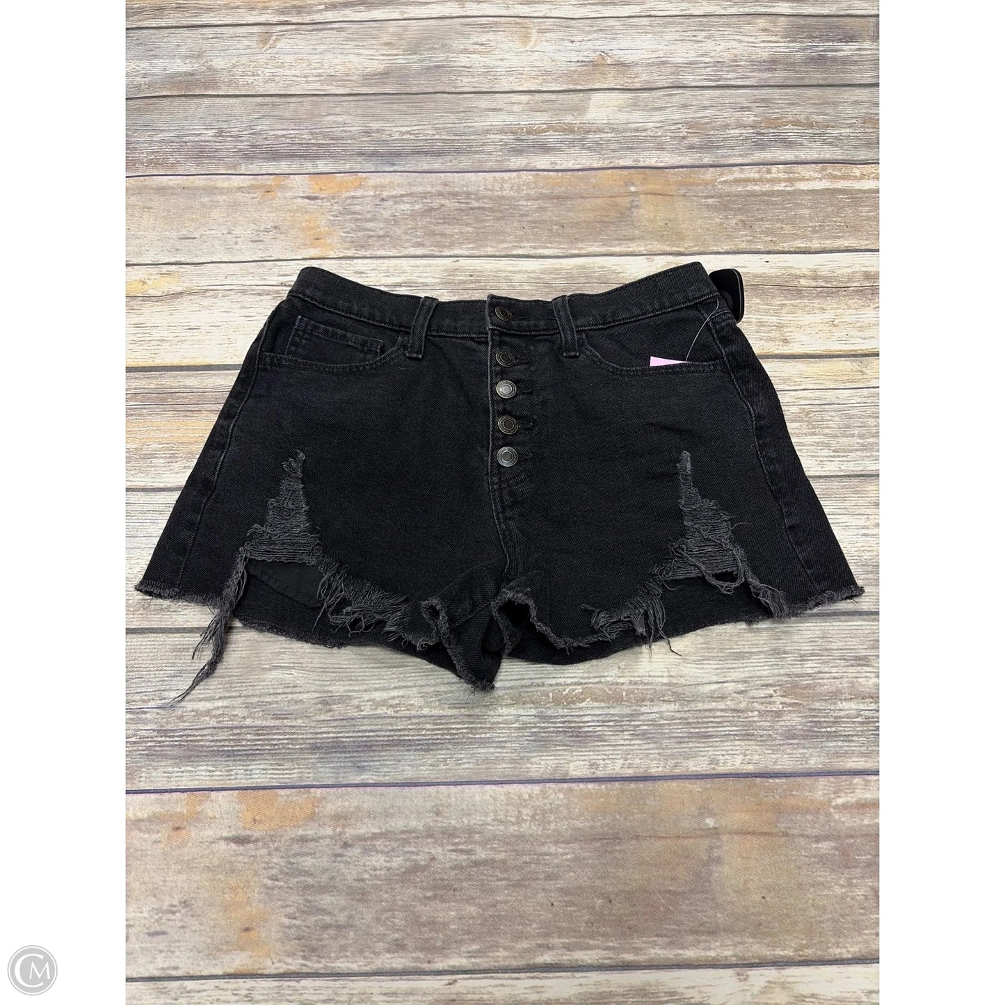 Shorts By So In Black Denim, Size: 8