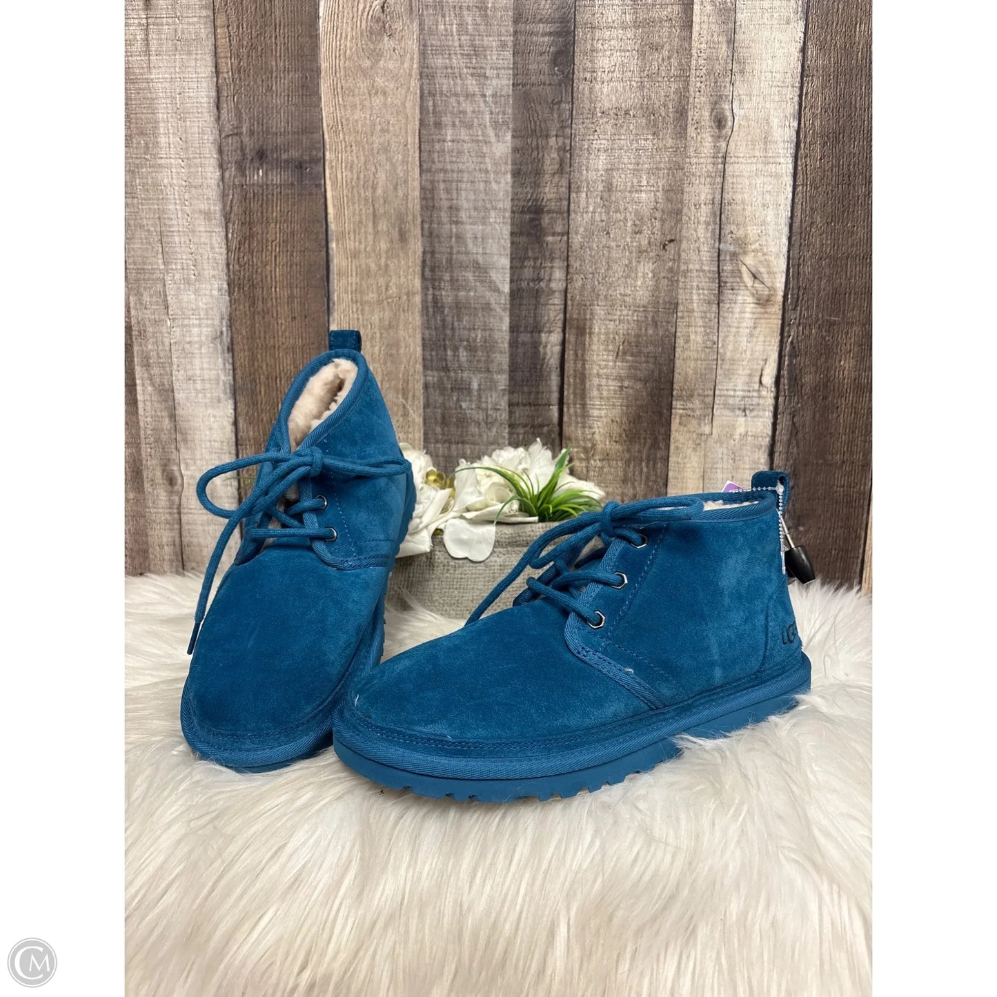 Boots Designer By Ugg In Teal, Size: 6