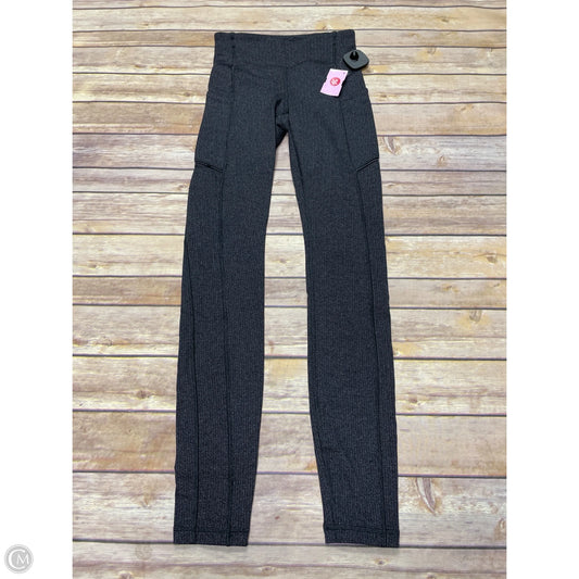 Athletic Leggings By Lululemon In Grey, Size: 2