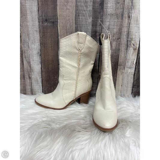 Boots Western By Altard State In Ivory, Size: 7