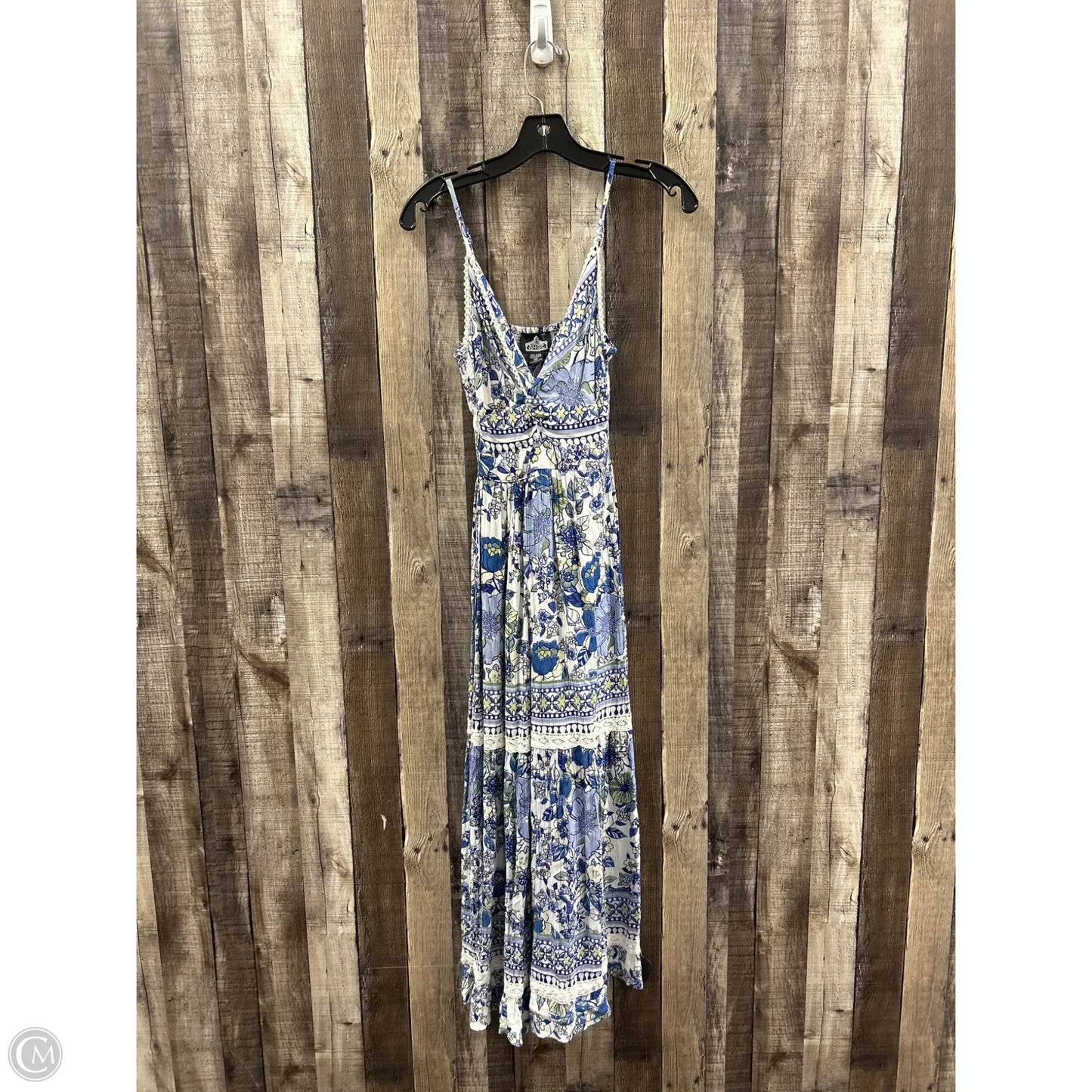 Dress Casual Maxi By Angie In Blue, Size: Xs