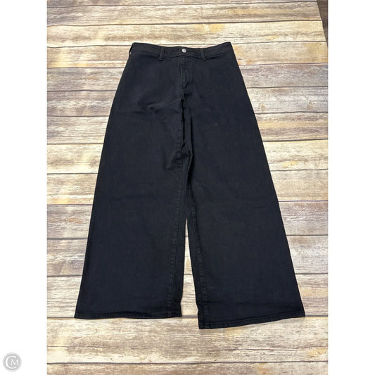 Jeans Wide Leg By Universal Thread In Black Denim, Size: 10