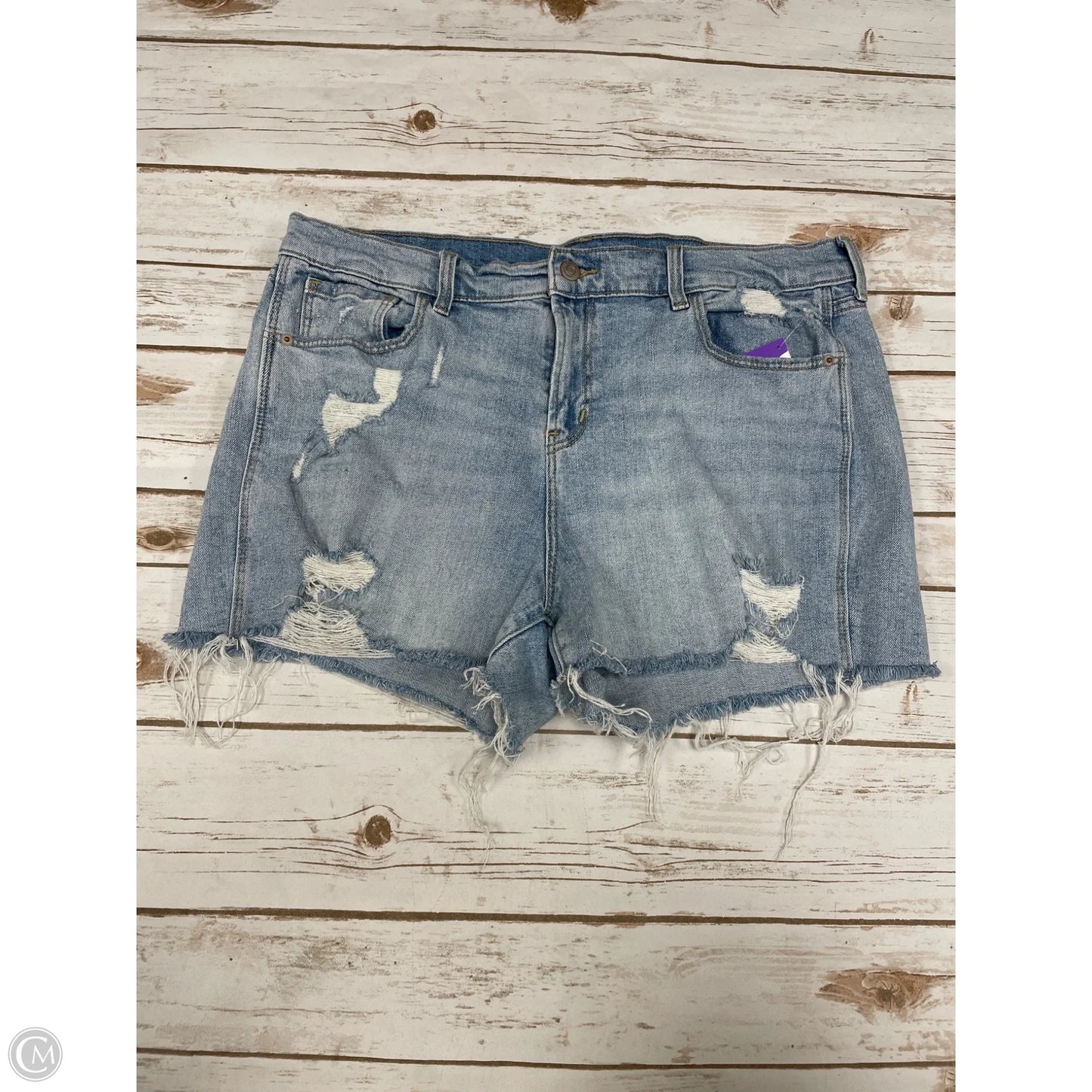 Shorts By Old Navy In Blue Denim, Size: 14